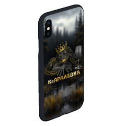 Чехол iPhone XS Max матовый Кваралевна, цвет: 3D-черный — фото 2