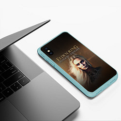 Чехол iPhone XS Max матовый Elden ring - Middle Ages, цвет: 3D-мятный — фото 2