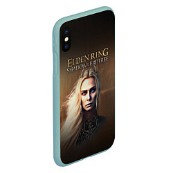 Чехол iPhone XS Max матовый Elden ring - Middle Ages, цвет: 3D-мятный — фото 2