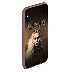 Чехол iPhone XS Max матовый Elden ring - Middle Ages, цвет: 3D-коричневый — фото 2