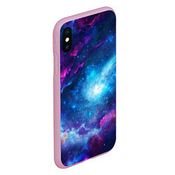 Чехол iPhone XS Max матовый Комета, цвет: 3D-розовый — фото 2