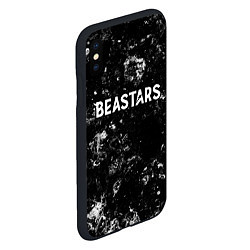 Чехол iPhone XS Max матовый Beastars black ice, цвет: 3D-черный — фото 2