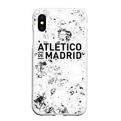 Чехол iPhone XS Max матовый Atletico Madrid dirty ice