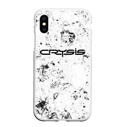 Чехол iPhone XS Max матовый Crysis dirty ice