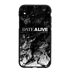 Чехол iPhone XS Max матовый Date A Live black graphite, цвет: 3D-черный