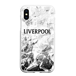 Чехол iPhone XS Max матовый Liverpool white graphite