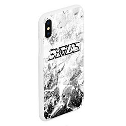 Чехол iPhone XS Max матовый Eagles white graphite, цвет: 3D-белый — фото 2