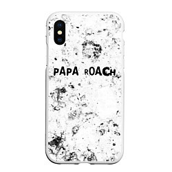 Чехол iPhone XS Max матовый Papa Roach dirty ice