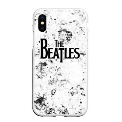 Чехол iPhone XS Max матовый The Beatles dirty ice