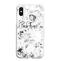 Чехол iPhone XS Max матовый Pink Floyd dirty ice, цвет: 3D-белый