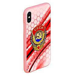 Чехол iPhone XS Max матовый СССР текстура броня, цвет: 3D-баблгам — фото 2