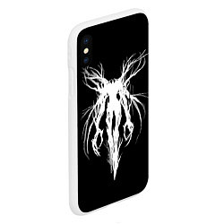 Чехол iPhone XS Max матовый Dark gothic angel, цвет: 3D-белый — фото 2