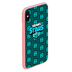 Чехол iPhone XS Max матовый Brawl stars mobile, цвет: 3D-баблгам — фото 2