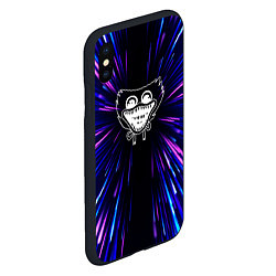 Чехол iPhone XS Max матовый Poppy Playtime neon energy, цвет: 3D-черный — фото 2