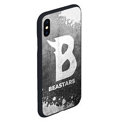 Чехол iPhone XS Max матовый Beastars - grey gradient, цвет: 3D-черный — фото 2