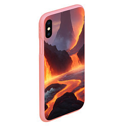 Чехол iPhone XS Max матовый Текущая лава, цвет: 3D-баблгам — фото 2