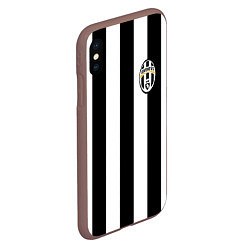 Чехол iPhone XS Max матовый Juventus: Pirlo, цвет: 3D-коричневый — фото 2