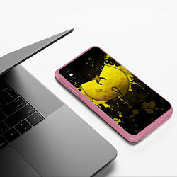 Чехол iPhone XS Max матовый Wu-Tang Clan: Yellow, цвет: 3D-малиновый — фото 2
