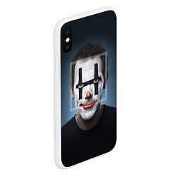 Чехол iPhone XS Max матовый Clown House MD, цвет: 3D-белый — фото 2