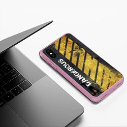 Чехол iPhone XS Max матовый DANGEROUS, цвет: 3D-розовый — фото 2