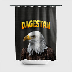 Шторка для душа Dagestan Eagle, цвет: 3D-принт