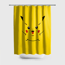 Шторка для душа Пикачу - вселенная покемонов, цвет: 3D-принт