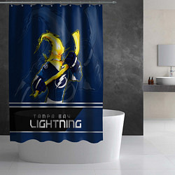 Шторка для душа Bay Lightning, цвет: 3D-принт — фото 2