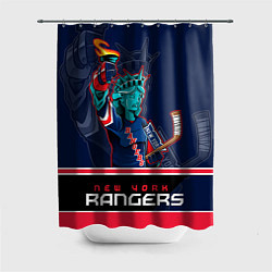 Шторка для душа New York Rangers, цвет: 3D-принт