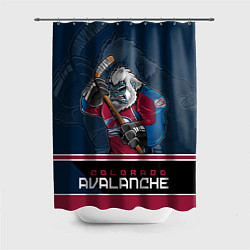 Шторка для душа Colorado Avalanche, цвет: 3D-принт