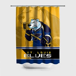 Шторка для душа St. Louis Blues, цвет: 3D-принт
