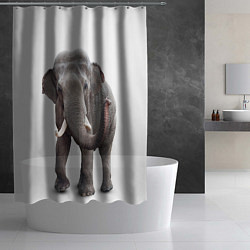 Шторка для душа Большой слон, цвет: 3D-принт — фото 2