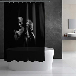 Шторка для душа Die Antwoord: Black, цвет: 3D-принт — фото 2