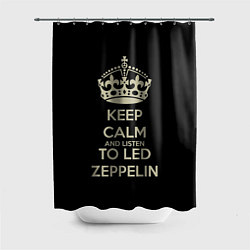 Шторка для ванной Keep Calm & Led Zeppelin