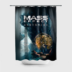 Шторка для душа Mass Effect: Andromeda, цвет: 3D-принт