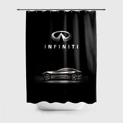 Шторка для душа Infiniti, цвет: 3D-принт