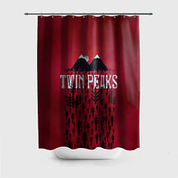 Шторка для душа Twin Peaks Wood, цвет: 3D-принт