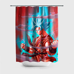Шторка для душа Goku Strength, цвет: 3D-принт