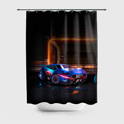 Шторка для душа Rocket League, цвет: 3D-принт