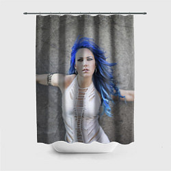 Шторка для душа Arch Enemy: Alissa White-Gluz, цвет: 3D-принт