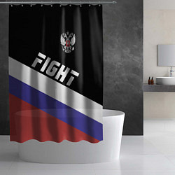 Шторка для душа Fight Russia, цвет: 3D-принт — фото 2