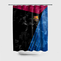 Шторка для душа FC Barcelona: Abstract, цвет: 3D-принт
