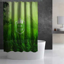 Шторка для душа Иди лесом, цвет: 3D-принт — фото 2