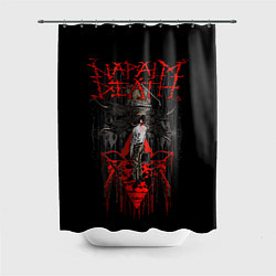 Шторка для душа Napalm Death, цвет: 3D-принт