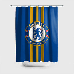 Шторка для душа FC Chelsea: Gold Lines, цвет: 3D-принт