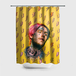 Шторка для душа Thunder Lil Peep, цвет: 3D-принт