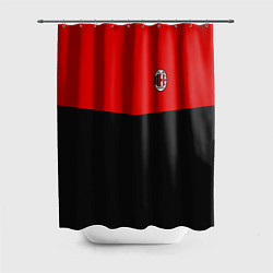 Шторка для душа АC Milan: R&B Sport, цвет: 3D-принт