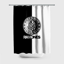 Шторка для душа Ramones B&W, цвет: 3D-принт