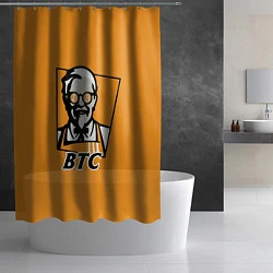 Шторка для душа BTC vs KFC, цвет: 3D-принт — фото 2