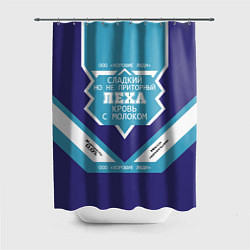 Шторка для душа Леха сладкий, цвет: 3D-принт