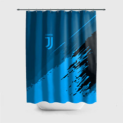 Шторка для душа FC Juventus: Blue Original, цвет: 3D-принт